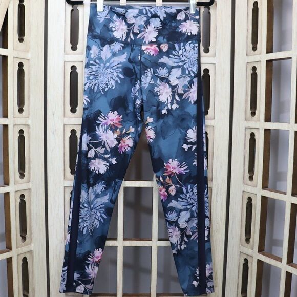 Joy Lab Floral High Rise Leggings S - Picture 2 of 12
